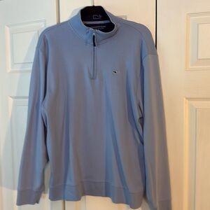 Men’s blue vineyard vines quarter zip
